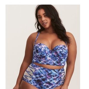 Torrid Space Geo Print Bikini Top